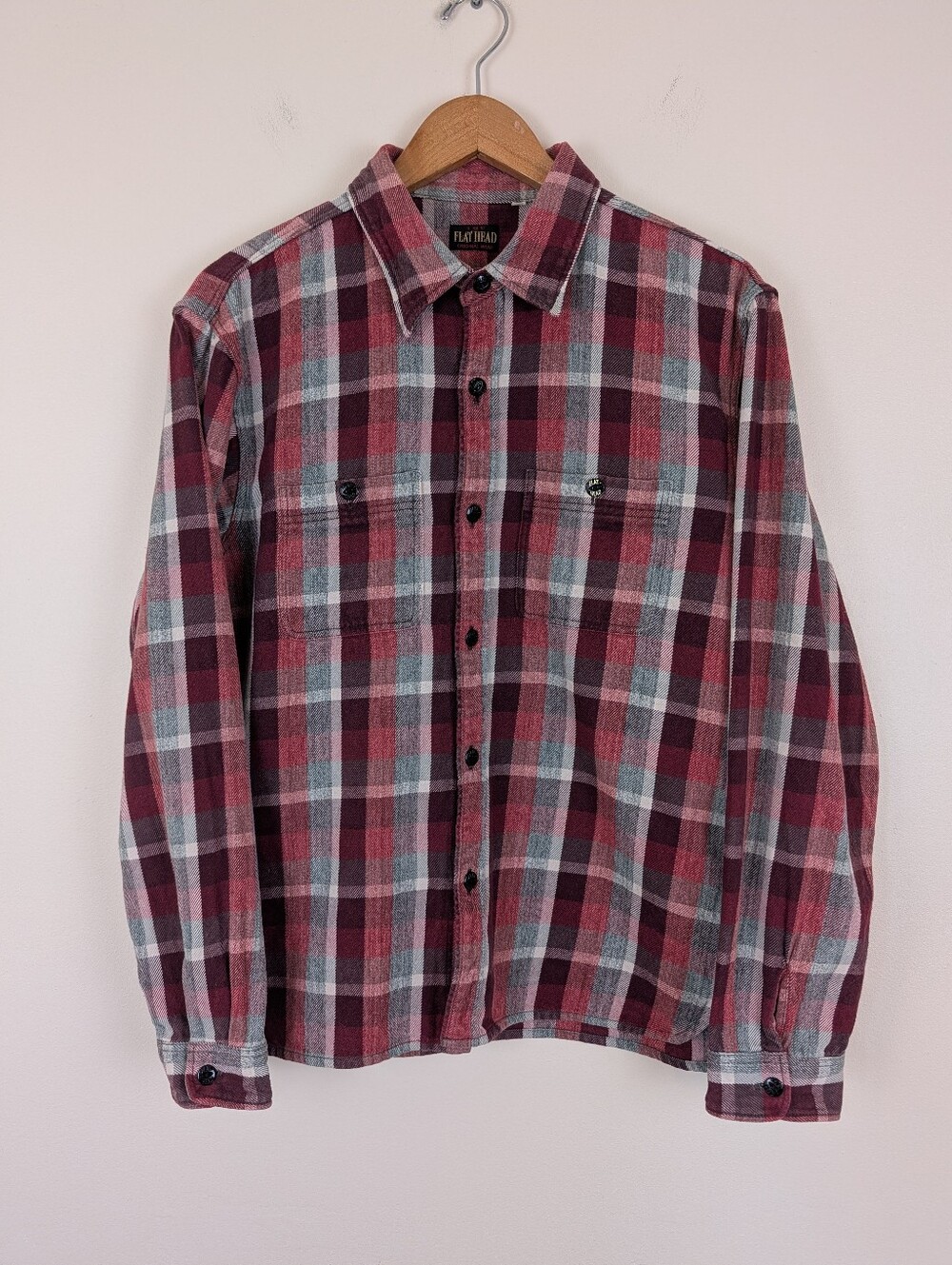 The Flathead Original Wear Vintage Americana Aesthetic Heavy Flannel Shirt